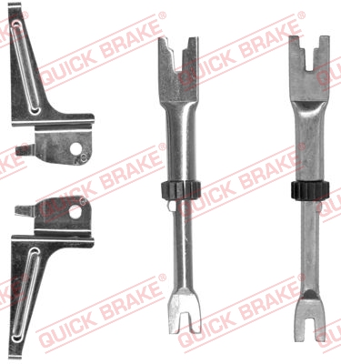 Kit dispositivo di registrazione, freno a tamburo - 102 53 006 QUICK BRAKE